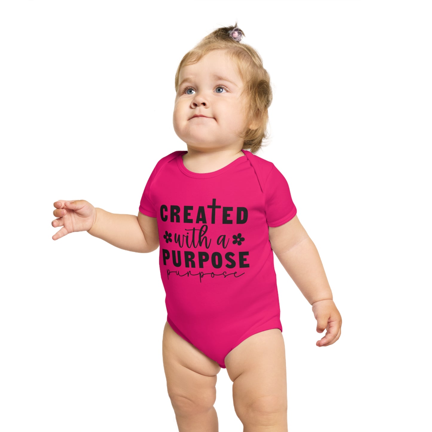 Created with purpose Baby Bodysuit