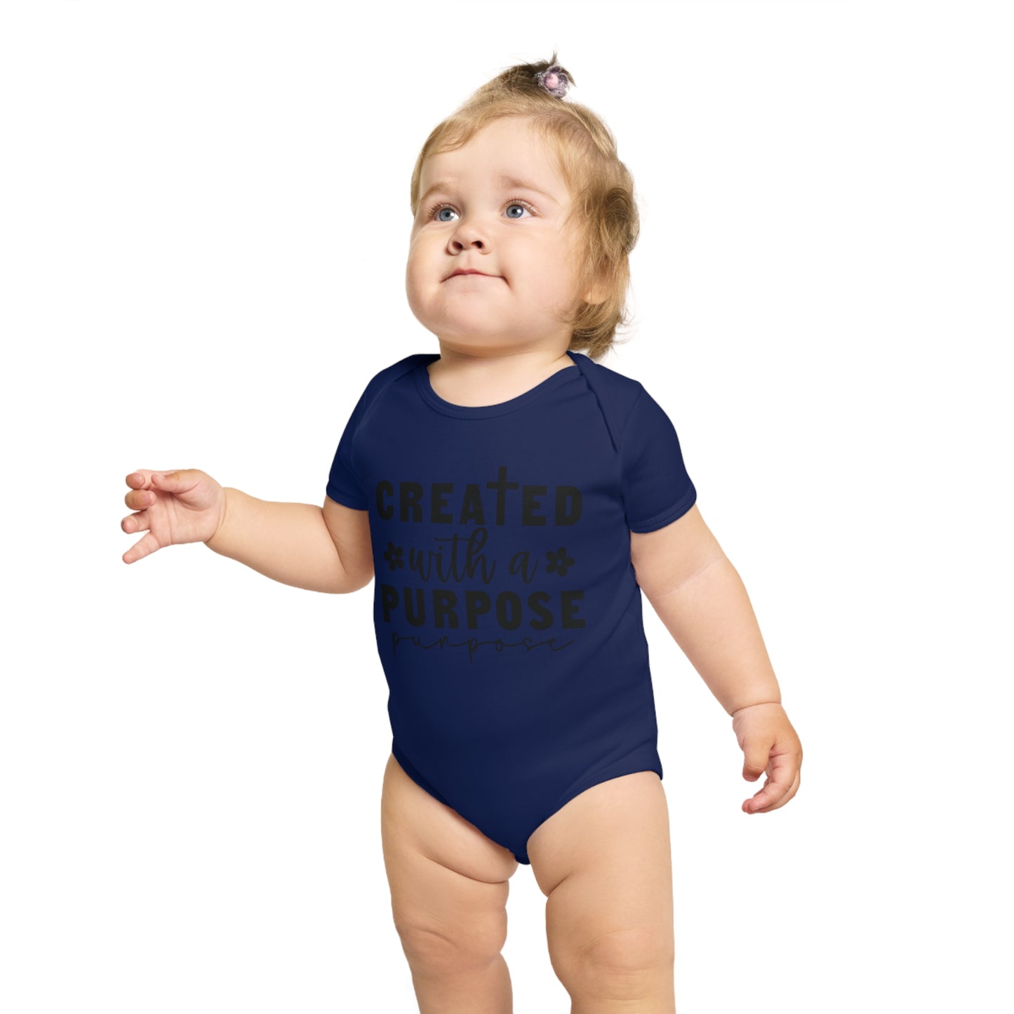 Created with purpose Baby Bodysuit