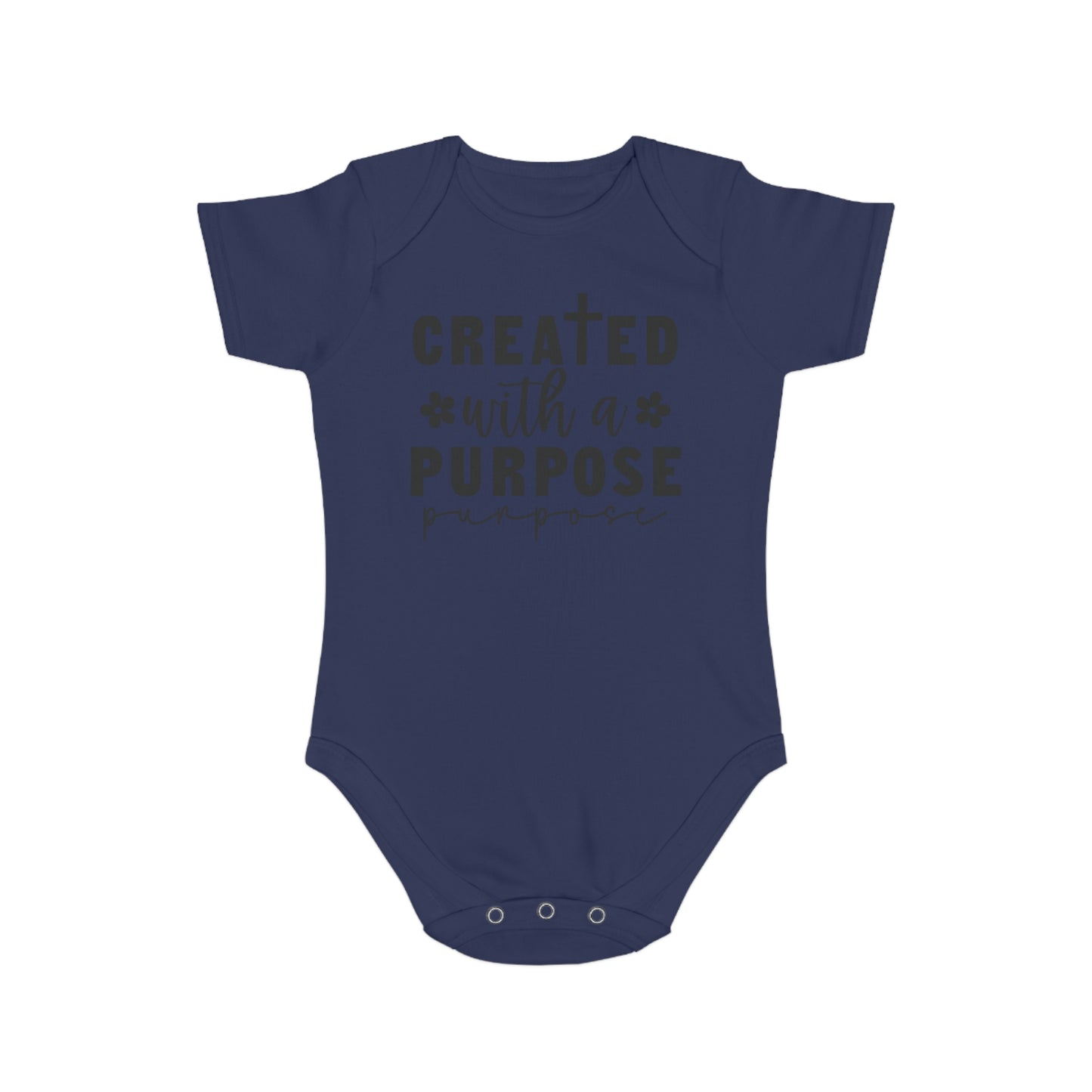 Created with purpose Baby Bodysuit