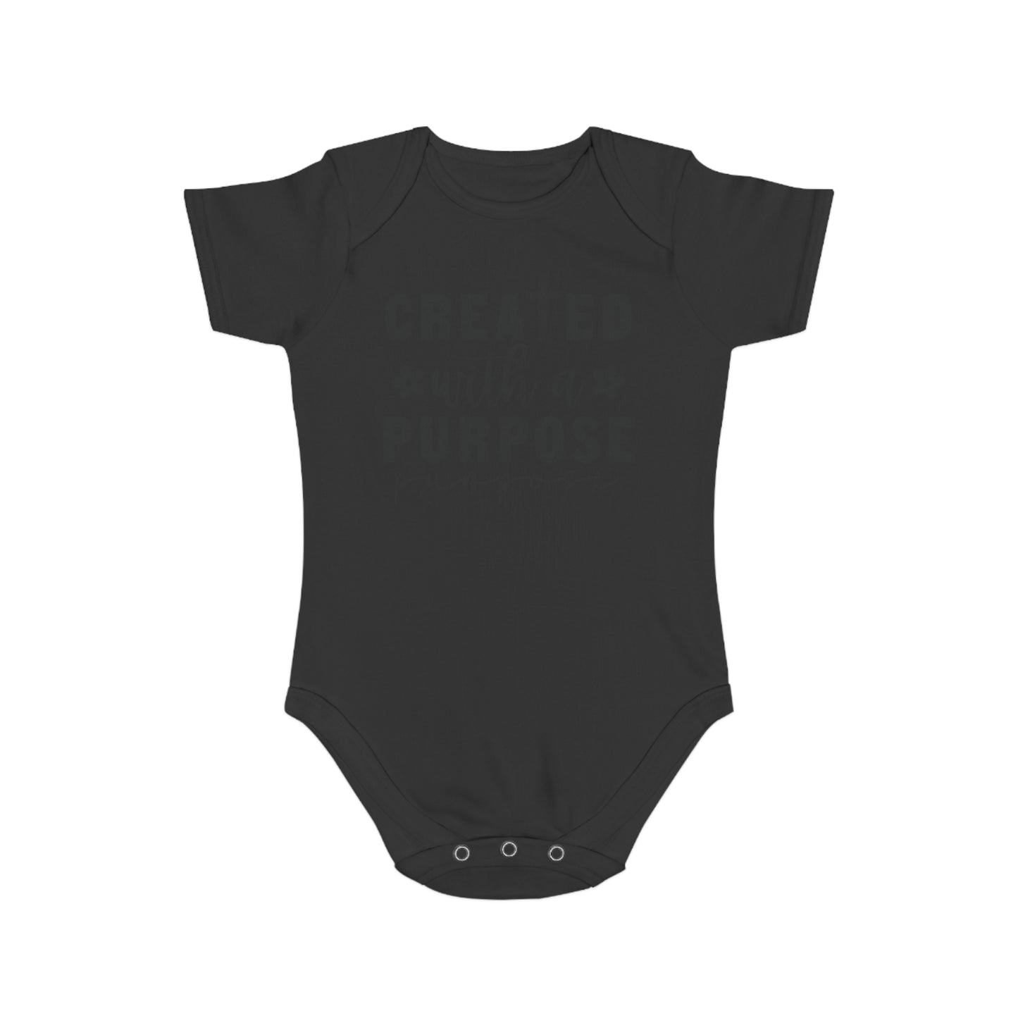 Created with purpose Baby Bodysuit