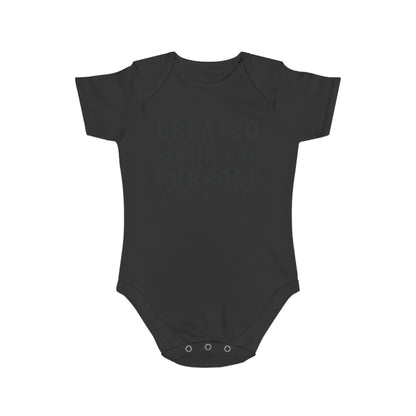 Created with purpose Baby Bodysuit