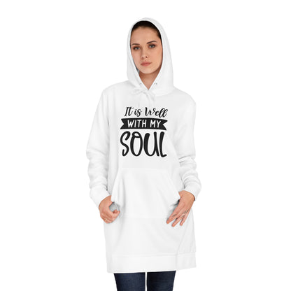 It Is Well With My Soul Hoodie Dress (AOP)